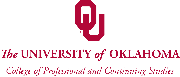 The University of Oklahoma, College of Professional and Continuing Studies Logo